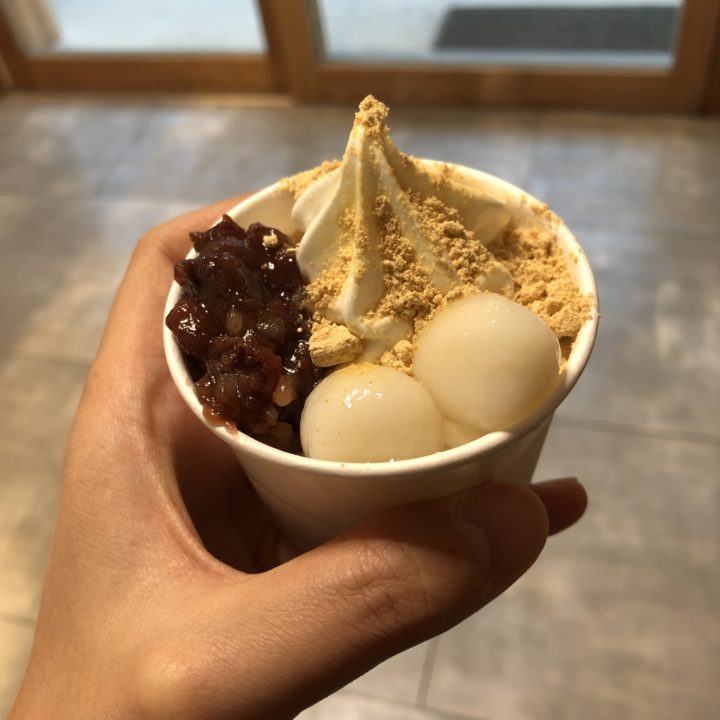 武井牧場の白玉ソフト