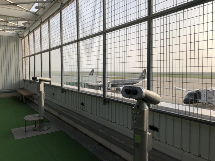 北九州空港３Ｆの展望台