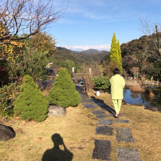 日帰り温泉までの道