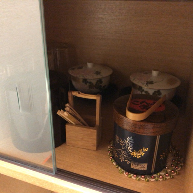 客室内のお茶