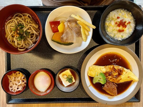 私の朝食プレート